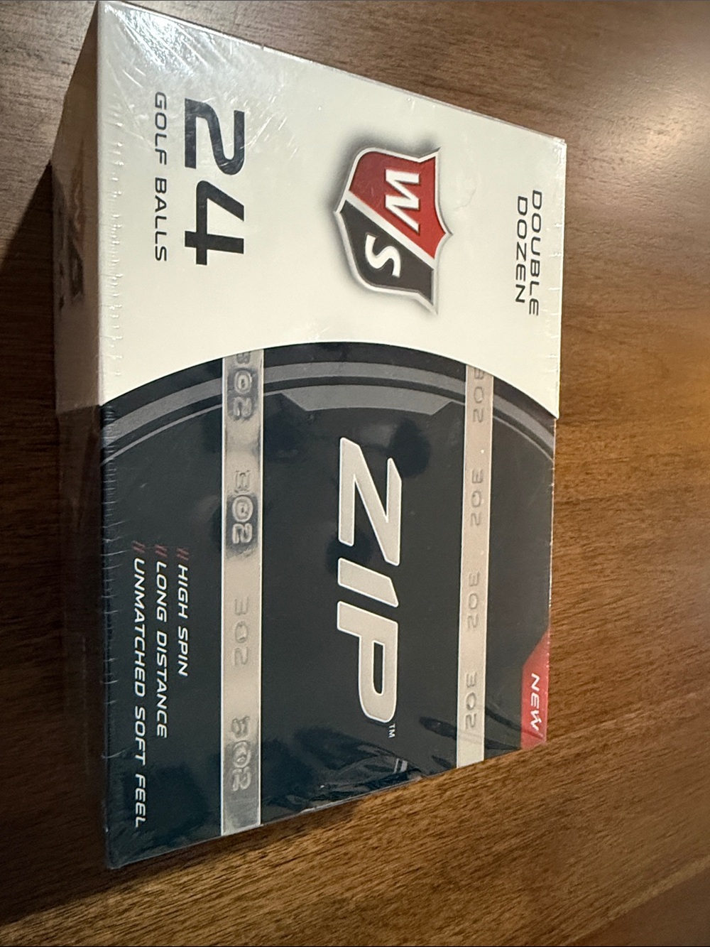 Wilson Staff ZIP Golf Balls - White/Black (24 Pack)